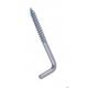 ZP/BP/NP Finished Square Bend Screw Hooks , L Shaped Screw Hooks For Boat
