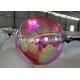 1.2M Diameter Laser Dazzle Mirrored Balloon Lights For Theme Decoration