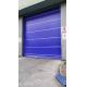 Blue Industrial Fabric Roll Up Doors Security Protection Fast Stacking Doors