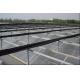 PC Sheet Commercial Outdoor Greenhouse , Cooling Pad Greenhouse Shading Systems