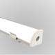 Surface Mounted Small LED Corner Extrusion 8*8mm Aluminium Channel With Cover