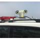 Car Mount PTZ Laser Camera / Infrared Night Vision Long Range Security Camera