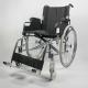 Easy Carry Folding Steel Wheelchair Flip Up Armrest Detachable Footrest