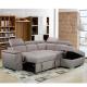 OEM/ODM Hot selling Design fabric and with stainless steel leg Living Room sleeper  Sofa Set L Shaped corner sofa
