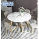 Household Table And Chair Combination Marble Round