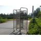 Fast Food 0.7mm Ss304 Bakery Trolley With Trays