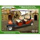 Brown Red 6 Seater Electric Golf Buggy ADC 48V Battery Powered