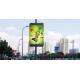 Outdoor Street Advertising Light Pole Led Display 5mm High Lamp Post LED Signage