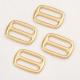 16mm 5/8 inch Gold Metal Tri-Glide Buckle Adjustable Strap Buckle for Bag Accessories