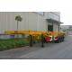 20ft / 30ft Gooseneck Rear 3 FUWA Axles Carbon Steel Container Trailer Chassis