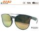 Sunglasses in fashionable design, made of plastic with mirrored lens,suitable for men and women