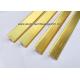 T20 T Shaped Aluminum Extrusion Decorative Profiles / Strips For Door Brushed Gold