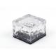 Frosted Glass Solar Powered Decking Lights Buried Ice Cube Solar Garden Lights