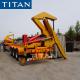 TITAN 37ton 40ft container side loader trailer self loading truck side lifter trailer