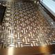Ss304 201 Gold Hairline Stainless Steel Room Divider Decoration Screen
