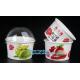 Customized compostable biodegradable 12 oz dessert icecream ice cream cup with lid for ice cream icecream bagease packa