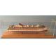 Ivory White Carnival Cruise Miracle Ship Model With Single Piece Assembly Propeller Material