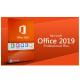 Microsoft Office 2019 Pro Plus Key Card MS Digital 1 Key For 1 PC Lifetime
