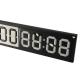 8888 Black On White Warehouse Digital Timer Display Quantity Count Sign