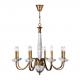 American brass chandelier lighting with Lampshade For Hotel Project (WH-PC-26)