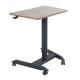 Wooden Standing Table Pneumatic Height Adjustable for Luxurious and Functional Design