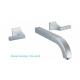 Square Two Handle Vessel Sink Faucets , Concealed Lavatory Basin Tap