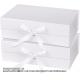 Gift Box With Satin Ribbon, 14x9x4.5 Inches Collapsible Gift Box With Magnetic Closure For Party, Wedding, Gift Wrap