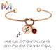 Forever Love Knot Infinity Initial Bracelet 60MM With Birthstone