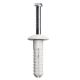 1/4  X 3/4  Nylonmushroom Head Concrete Anchors With Stainless Steel Screw In Drywall