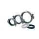Professional Stainless Steel Grooved Pipe Clamps ISO 9001 Certificate