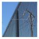 Customized 358 Anti Climb Airport Security Fencing with Barbed Wire and Clear View Fence