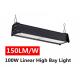 Two Modules Dimmable LED Linear High Bay 150LM / W 100 Watt High Bay Light Fixtures