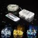 8 Modes Remote Control LED Fairy Lights Battery Operated Waterproof String Lights Outdoor For Wedding Christmas Party De