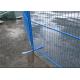 Security removable construction Canada temporary fencing galvanized or pvc