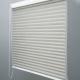 Cordless Double Pleated Honeycomb Window Shade Windproof Polyester Material
