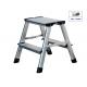 2 - Step Aluminum Folding Step Stool Space Saving Easy To Store