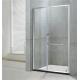 Swing Pivot Aluminum Alloy Shower Enclosures With Frames Chromed Tempered Glass for Home