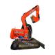 Zaxis70 In 2020 Max Digging Radius 6320 Used Hitachi Excavator With Red Color
