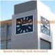 two 2 faces building wall clock with GPS synchronization-GOOD CLOCK (YANTAI)TRUST-WELL CO LT.building clocks mechanism