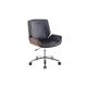 Swivel Five Jaw 49cm Reception Area Chairs With Arms