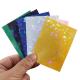 Custom Clear Holographic Card Protective Sleeves 66x91mm Sports Card Plastic Sleeves