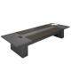 OEM ODM YES Black Modern Wooden Meeting Table for Office Furniture and Negotiating
