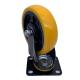 5 Inch Swivel Plate Polyurethane Quiet Casters Wheel For Equipment