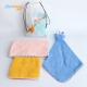 Washable Kitchen Wipe Cloth Hanging Dish Towels Yellow Pink