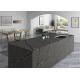 Light Grey Quartz Floor Tiles Black Modern Quartz Countertops Heat Resistance