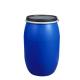 Cylindrical Blue Chemical 200l 55 Gallon Plastic Drum 585*970mm 9kg
