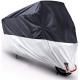 Silver Motorcycle Rain Cover Sun UV Prevent For All Weather Rust Resistance