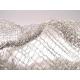 Noise Reduction Knitted Stainless Steel Filter Mesh Crochet Weaving For Gas / Liquid