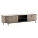 2.2m 22in Cabinet Console Table Titanium TV Stands And Coffee