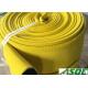 Yellow Durable Attack Line Fire Hose EPDM Rubber Lined 4 Inch 300 Psi